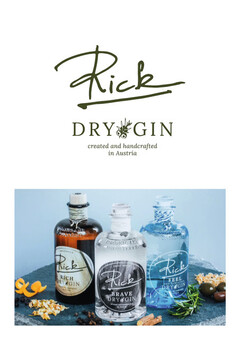 Rick DRY GIN created and handcrafted in Austria