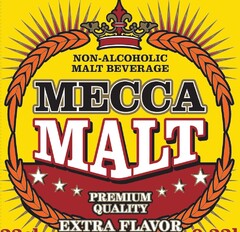 NON-ALCOHOLIC MALT BEVERAGE MECCA MALT PREMIUM QUALITY EXTRA FLAVOR