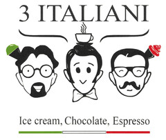 3 ITALIANI Ice cream, Chocolate, Espresso