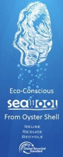 Eco-Conscious seawool From Oyster Shell REUSE REDUCE RECYCLE