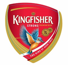 KINGFISHER STRONG PREMIUM BEER THE KING OF GOOD TIMES