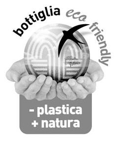 bottiglia eco friendly -plastica +natura