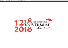 1218 2018  VIII CENTENARIO UNIVERSIDAD DE SALAMANCA