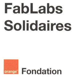 FabLabs Solidaires orange Fondation