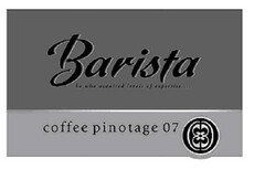 Barista he who acquired levels of experience coffee pinotage 07