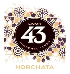 LICOR 43 CUARENTA Y TRES HORCHATA