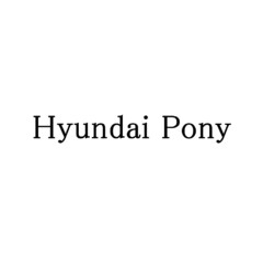 Hyundai Pony