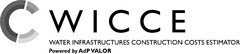 WICCE WATER INFRASTRUCTURES CONSTRUCTION COSTS ESTIMATOR Powered by AdP VALOR