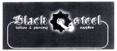 Black steel tattoo & piercing supplies