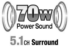 70W Power Sound 5.1CH Surround