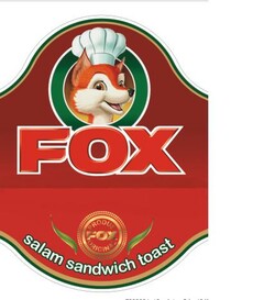 Fox salam sandwich toast Produs Fox Original