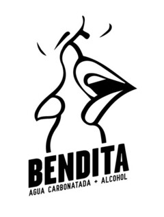 BENDITA  AGUA CARBONATADA + ALCOHOL