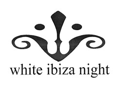 white ibiza night