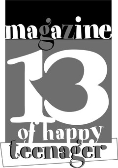 magazine 13 of happy teenager