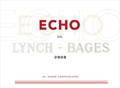 ECHO DE LYNCH-BAGES 2008 - JM. CAZES PROPRIETAIRE