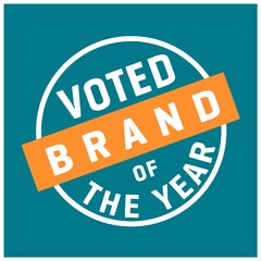 VOTED BRAND OF THE YEAR