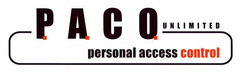 P.A.C O. UNLIMITED personal access control