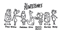 The FLINTSTONES Fred Wilma Pebbles Dino Bamm-Bamm Barney Betty