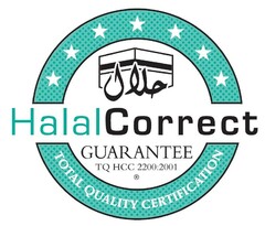 HALAL CORRECT TOTAL QUALITY CERTIFICATION GUARANTEE TQ HCC 2200 : 2001