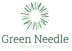 Green Needle Because We Care