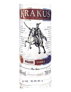 KRAKUS Premium since 1962 POLISH VODKA Pure Grain