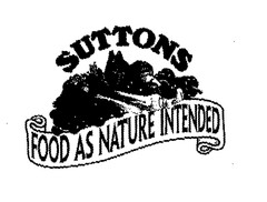 SUTTONS FOOD AS NATURE INTENDED