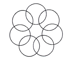 SEVEN INTERLOCKING CIRCLES Design