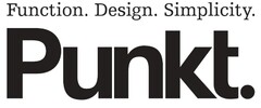 Function. Design. Simplicity. Punkt.