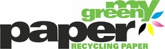 my green paper RECYCLING PAPER