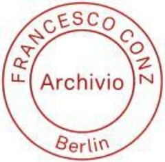 FRANCESCO CONZ Archivio Berlin