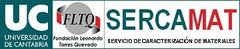 UC UNIVERSIDAD DE CANTABRIA FLTQ FUNDACION LEONARDO TORRES QUEVEDO SERCAMAT SERVICIO DE CARACTERIZACION DE MATERIALES