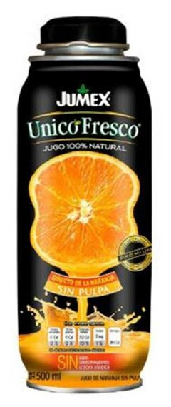 JUMEX Unico Fresco JUGO 100% NATURAL 500ml