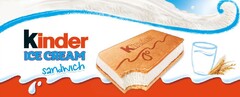 KINDER ICE CREAM SANDWICH