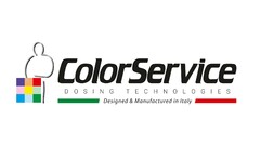 ColorService DOSING TECHNOLOGIES Designed & Manufactured in Italy