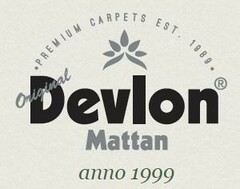 PREMIUM CARPETS EST . 1989 . Original Devlon Mattan anno 1999 ( R )