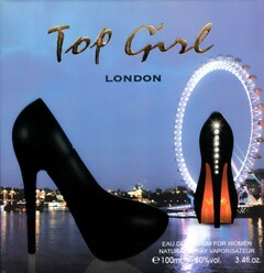 Top Girl London Eau de Parfum for Women Natural Spray Vaporisateur