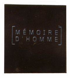 MÉMOIRE D'HOMME