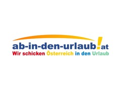 ab-in-den-urlaub!at
Wir schicken Österreich in den Urlaub