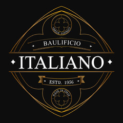 BAULIFICIO ITALIANO ESTD. 1956 VENICE DISTRICT MADE IN ITALY