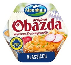 Alpenhain original Obazda Bayerische Brotzeitspezialität Klassisch