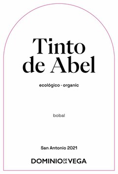 TINTO DE ABEL ecológico.organic bobal San Antonio 2021 DOMINIO DE LA VEGA