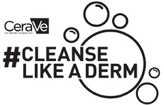CERAVE DEVELOPED WITH DERMATOLOGISTS CLEANSE LIKE A DERM