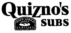 QuiZno's SUBS OVEN BAKED CLASSICS