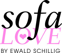 sofa LOVE BY EWALD SCHILLIG