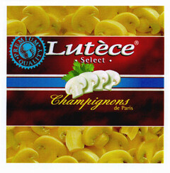 Lutèce Champignons de Paris · Select · PREMIUM QUALITY