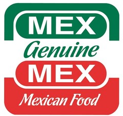 MEX GENUINE MEX MEXICAN FOOD