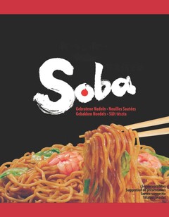 Soba Gebratene Nudeln Nouilles Sautées Gebakken Noedels Sült tészta