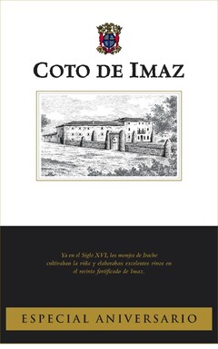 COTO DE IMAZ 
Ya en el Siglo XVI, los monjes de Irache cultivaban la viña y elaboraban excelentes vinos en el recinto fortificado de Imaz.
ESPECIAL ANIVERSARIO