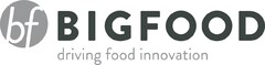 bf BIGFOOD driving food innovation