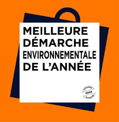 MEILLEURE DÉMARCHE ENVIRONNEMENTALE DE L'ANNÉE CONSUMER VOICE ECOSYSTEM